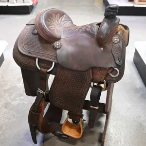 14" USED COATS ROPING SADDLE