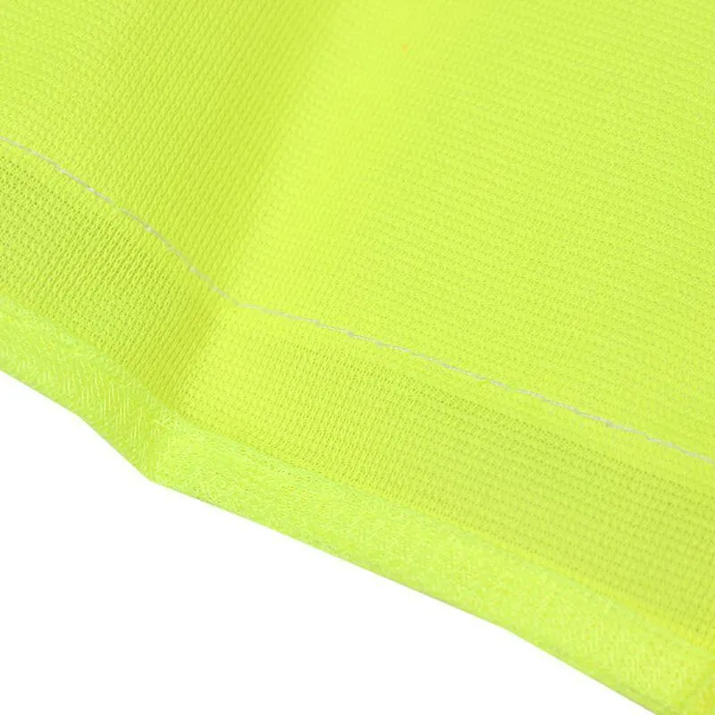 15 Pieces V-type Warp Knitted Vest reflective Vest Yellow Uniform