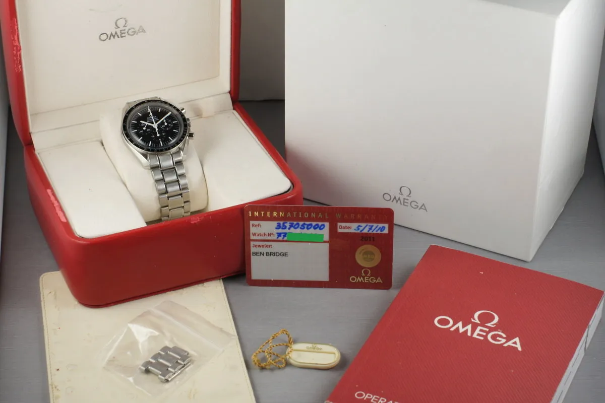 1996 Omega Speedmaster Professional 357.05000 with Box and Papers