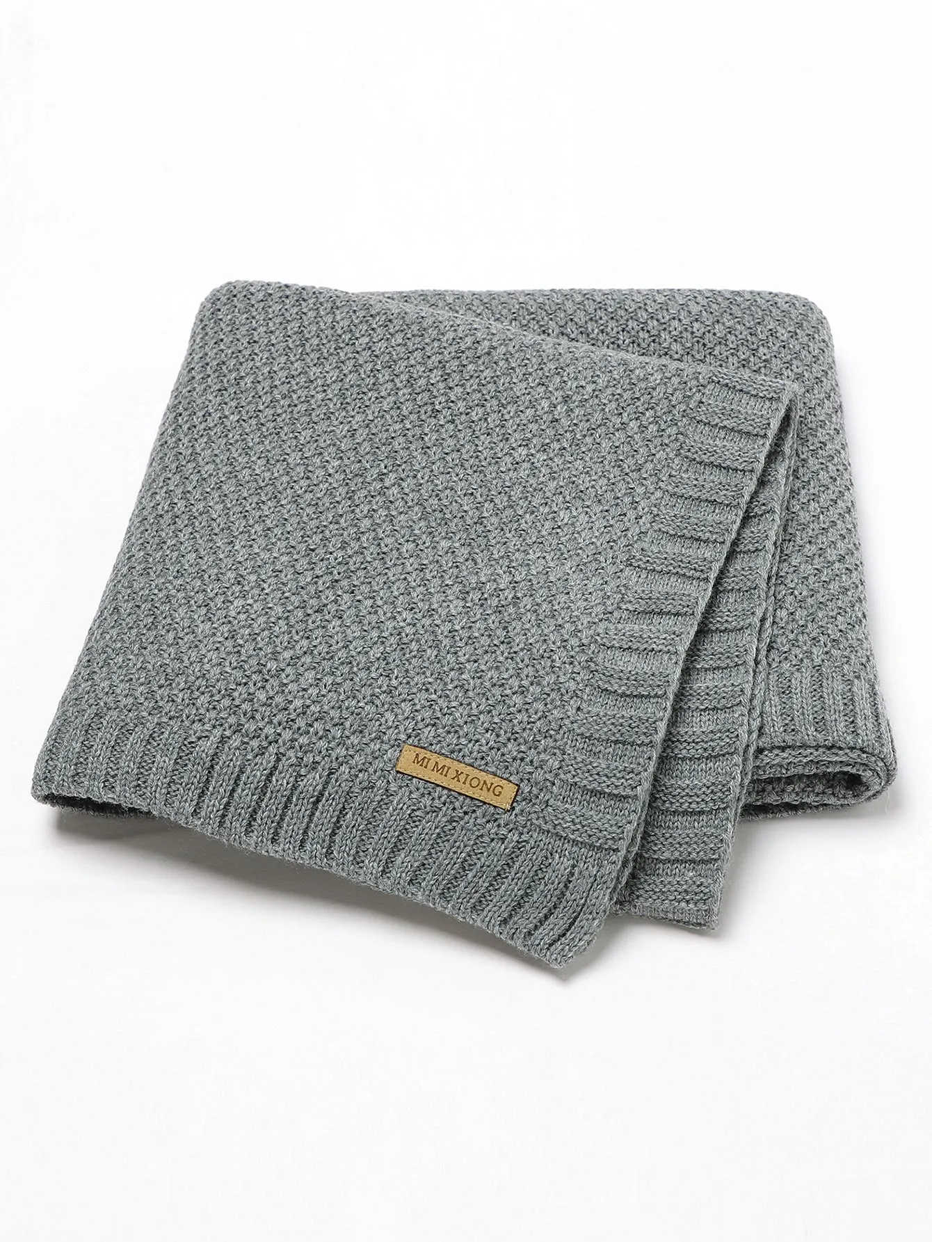 1pc Simple Style Baby Blanket For Car Use, Four Seasons