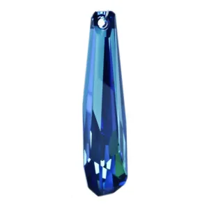 6017/G 56mm Swarovski Crystalactite Pendant - Crystal Bermuda Blue (Sold by the Piece)