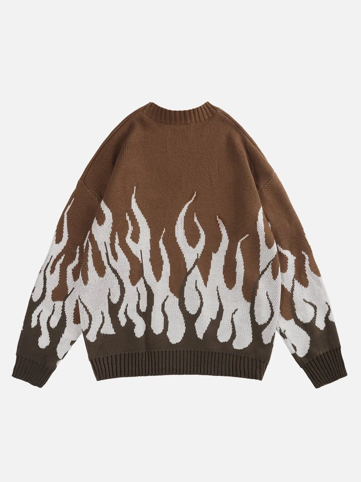 AlanBalen® - Flame Print Sweater