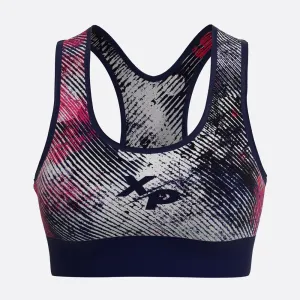 Athletic Grunge XP Logo Sports Bra