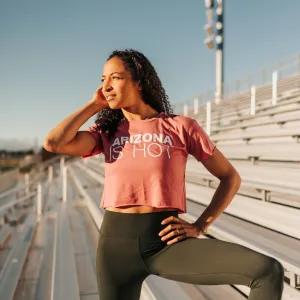 AZ is Hot Crop Top- Pink