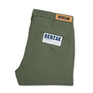 BC-03 STRAIGHT CHINO 10 oz. army green military twill (lot 2024)