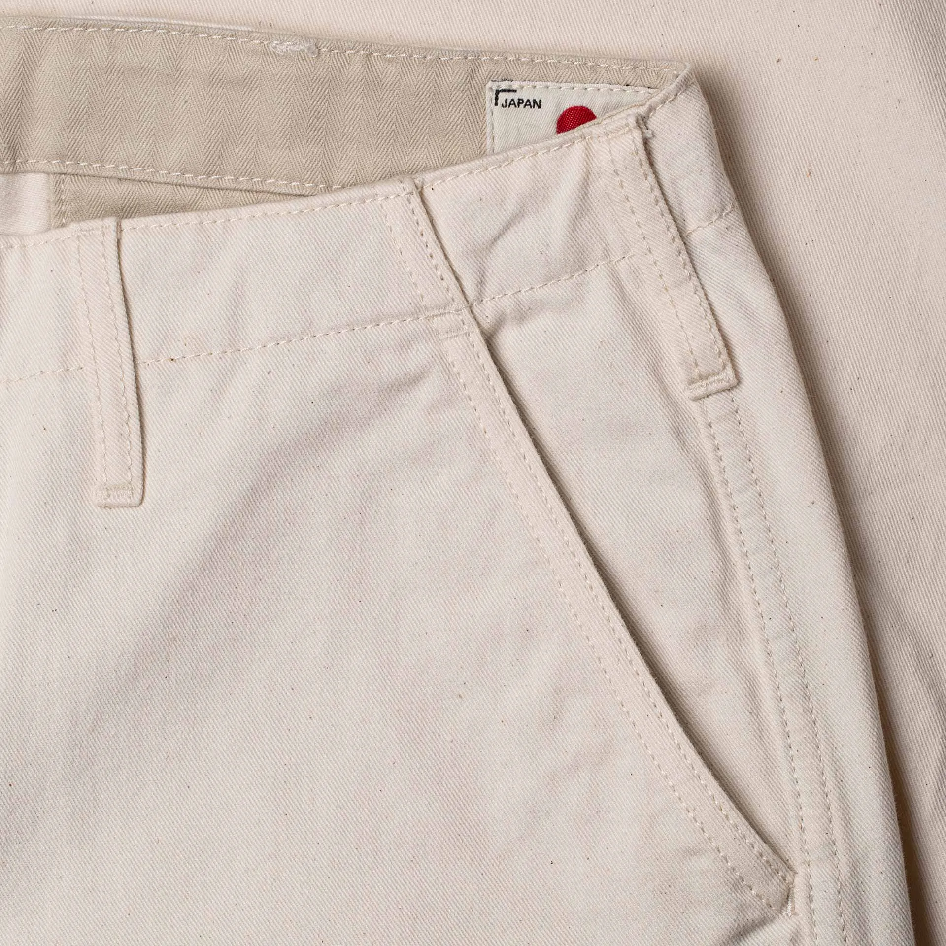 BC-05 LOOSE CHINO 8.5 oz. natural cotton chino cloth [SS25]