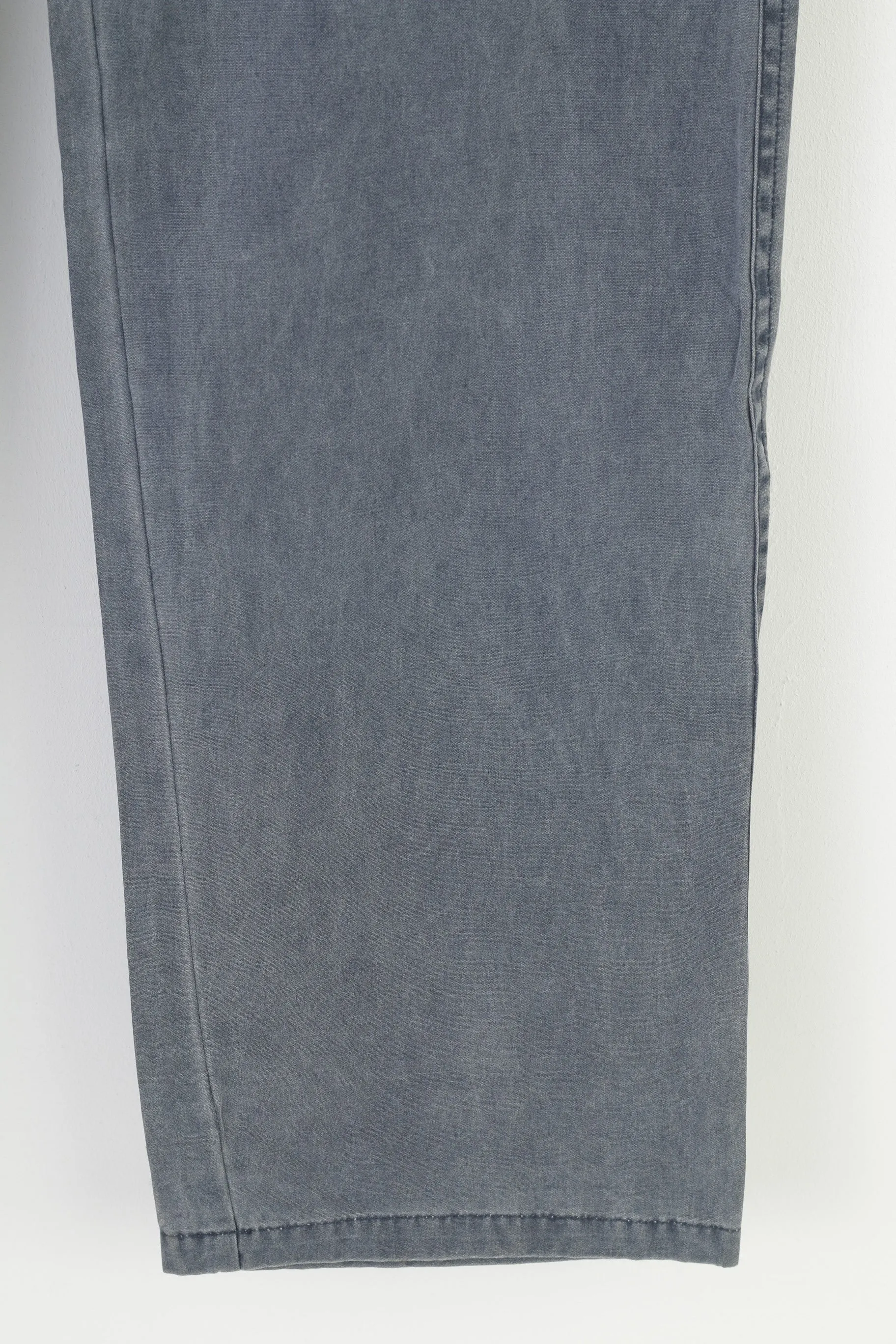 Bernardi Collection Men 54 Trousers Grey Cotton Classic Light  Jeans Vintage Pants