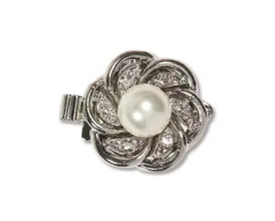 Clasp - Box - Elegant Elements - Silver - 1 piece