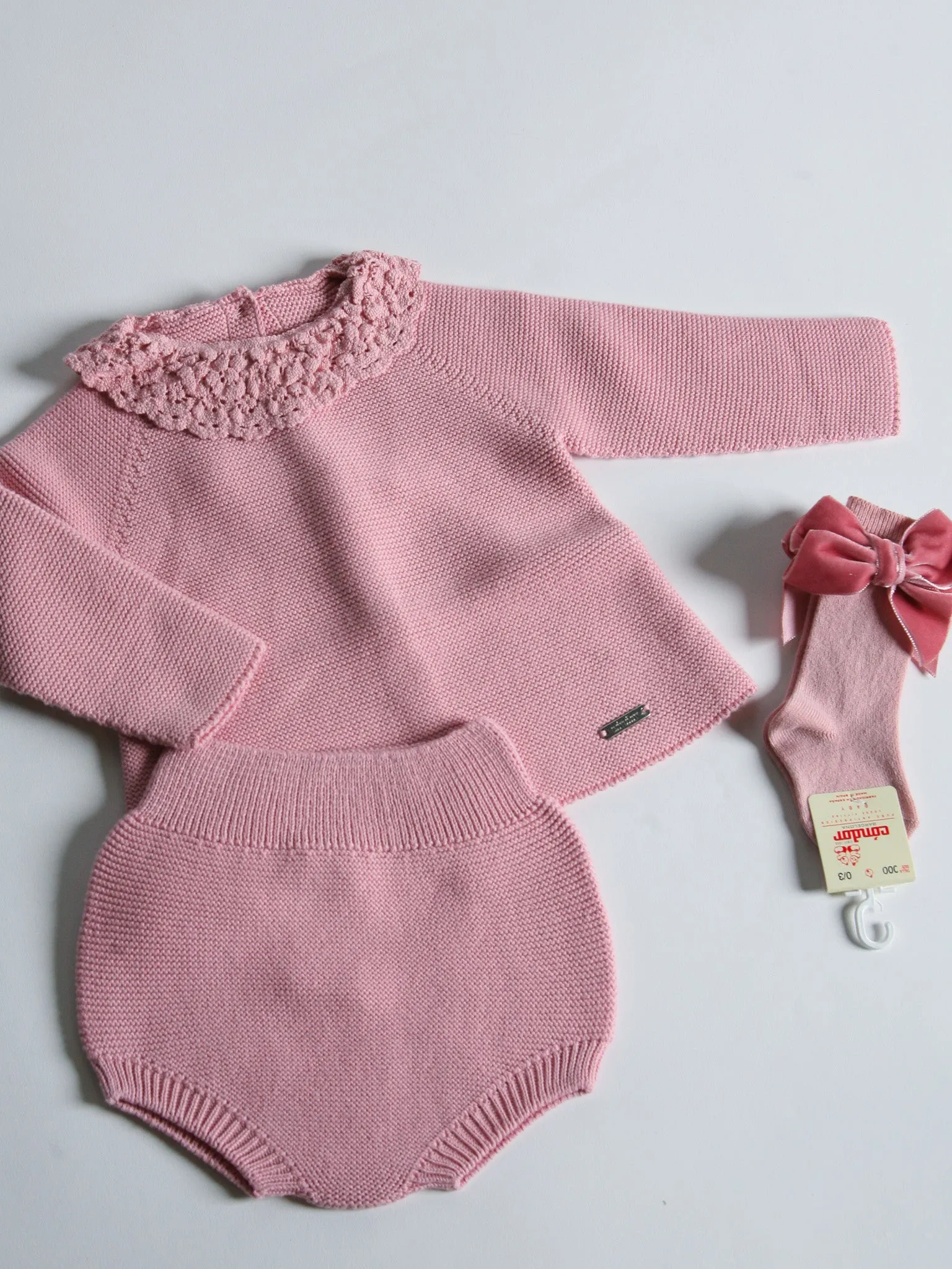 Condor Dusky Pink Knitted Set