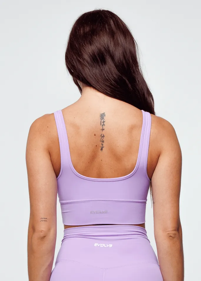 Essence Sports Bra - Lilac