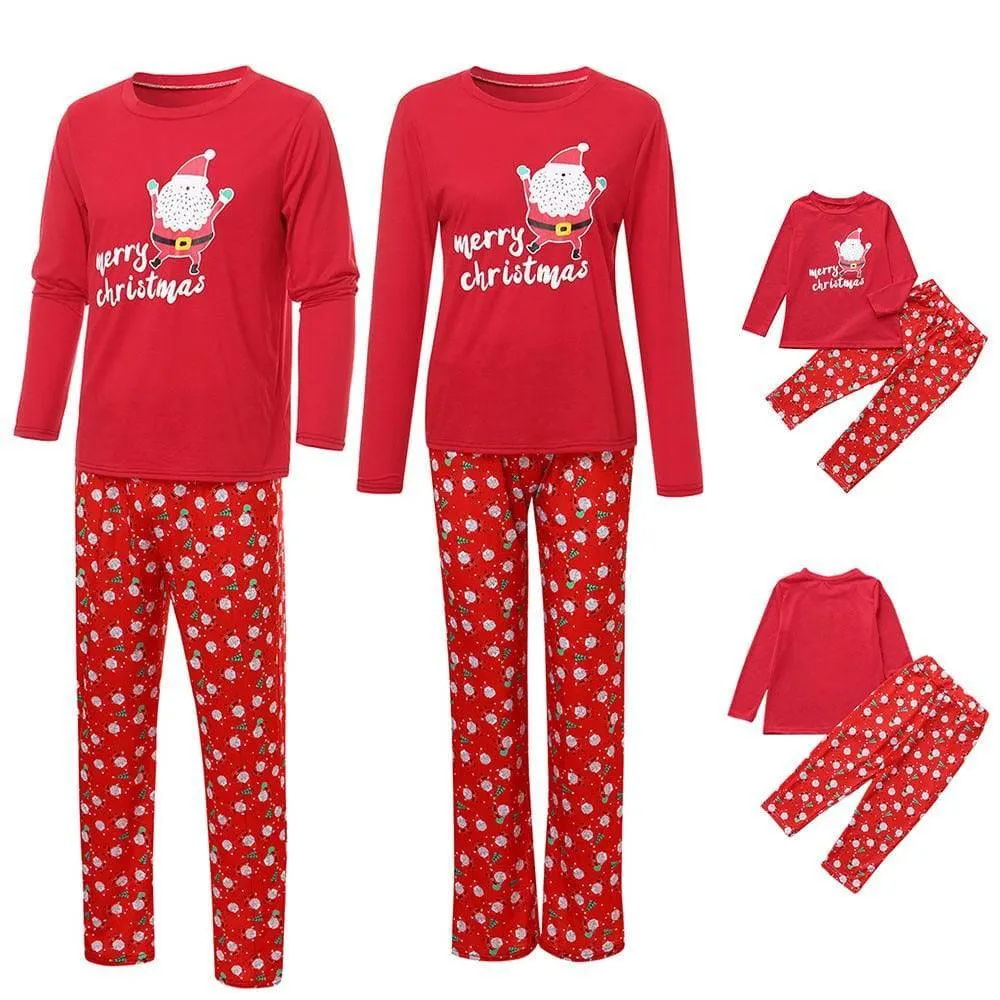 Family Matching Clothes Women Mom Santa Claus Tops