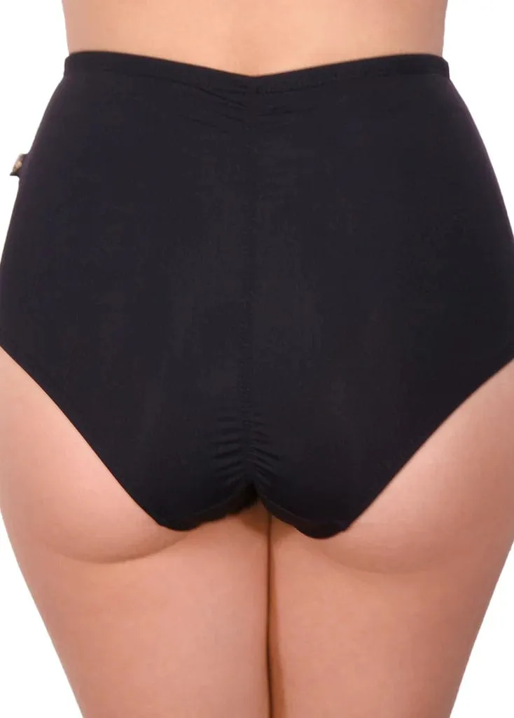 High Waisted Hot Pants - Black