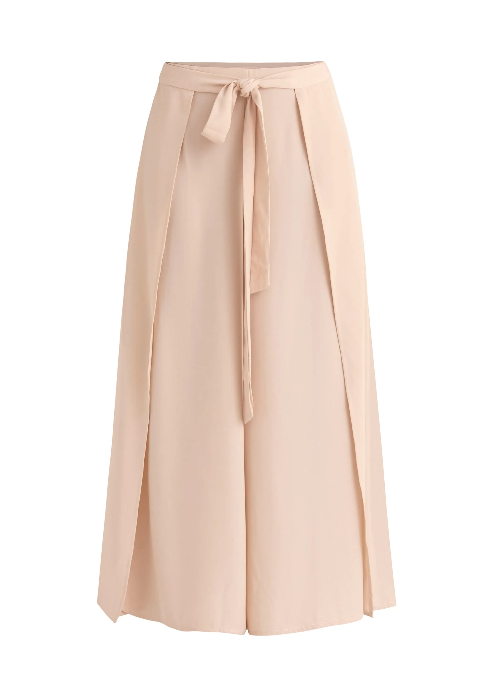 Layered Wide Leg Trousers