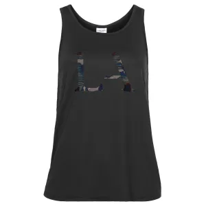 Long top for women LASCANA ACTIVE, black