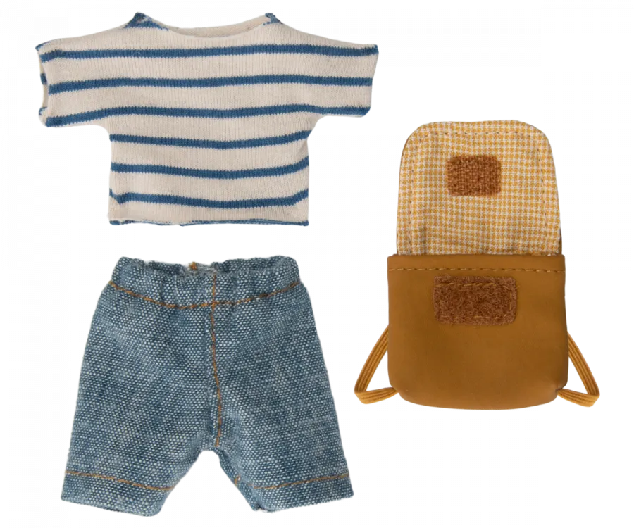 Maileg Clothes and Bag for Big Brother Mouse