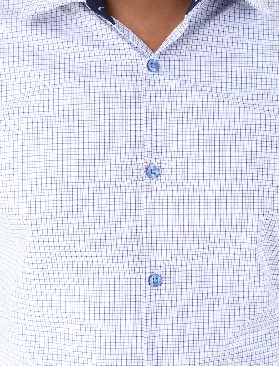 Micro Check Formal Shirt