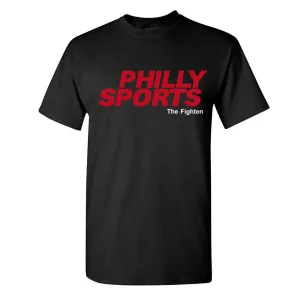 Philly Sports The Fighten T-Shirt | Philly Sports The Fighten Black T-Shirt