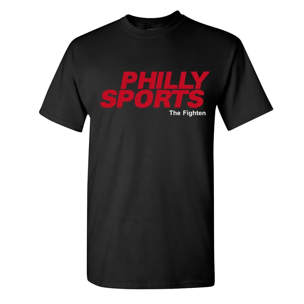 Philly Sports The Fighten T-Shirt | Philly Sports The Fighten Black T-Shirt