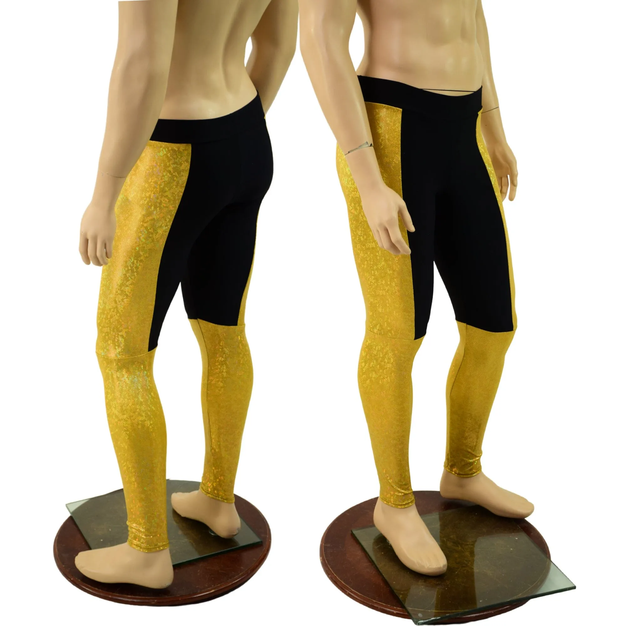 Ready to Ship Mens Midrise Luchador Leggings