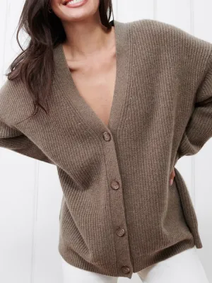 Retro Knit Cardigan Lazy Wind Sweater Outer Layers