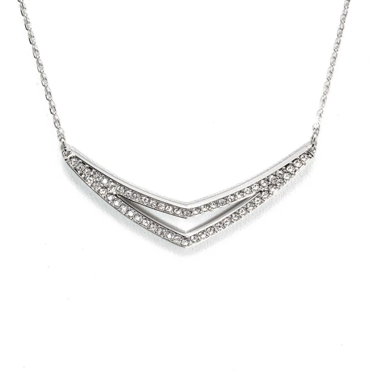 SWAROVSKI Alpha Medium Necklace - White #5197483