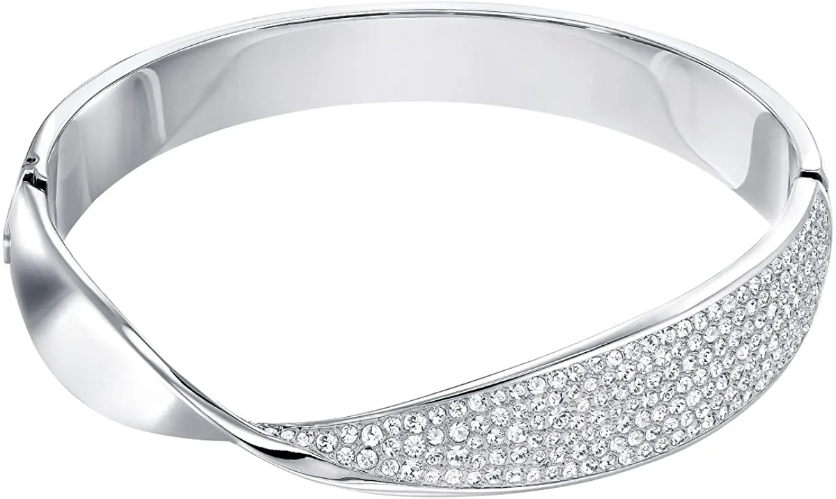 SWAROVSKI Freedom Bangle - White - Medium #5236117