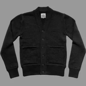 THE ENGINEER CARDIGAN - BLACK