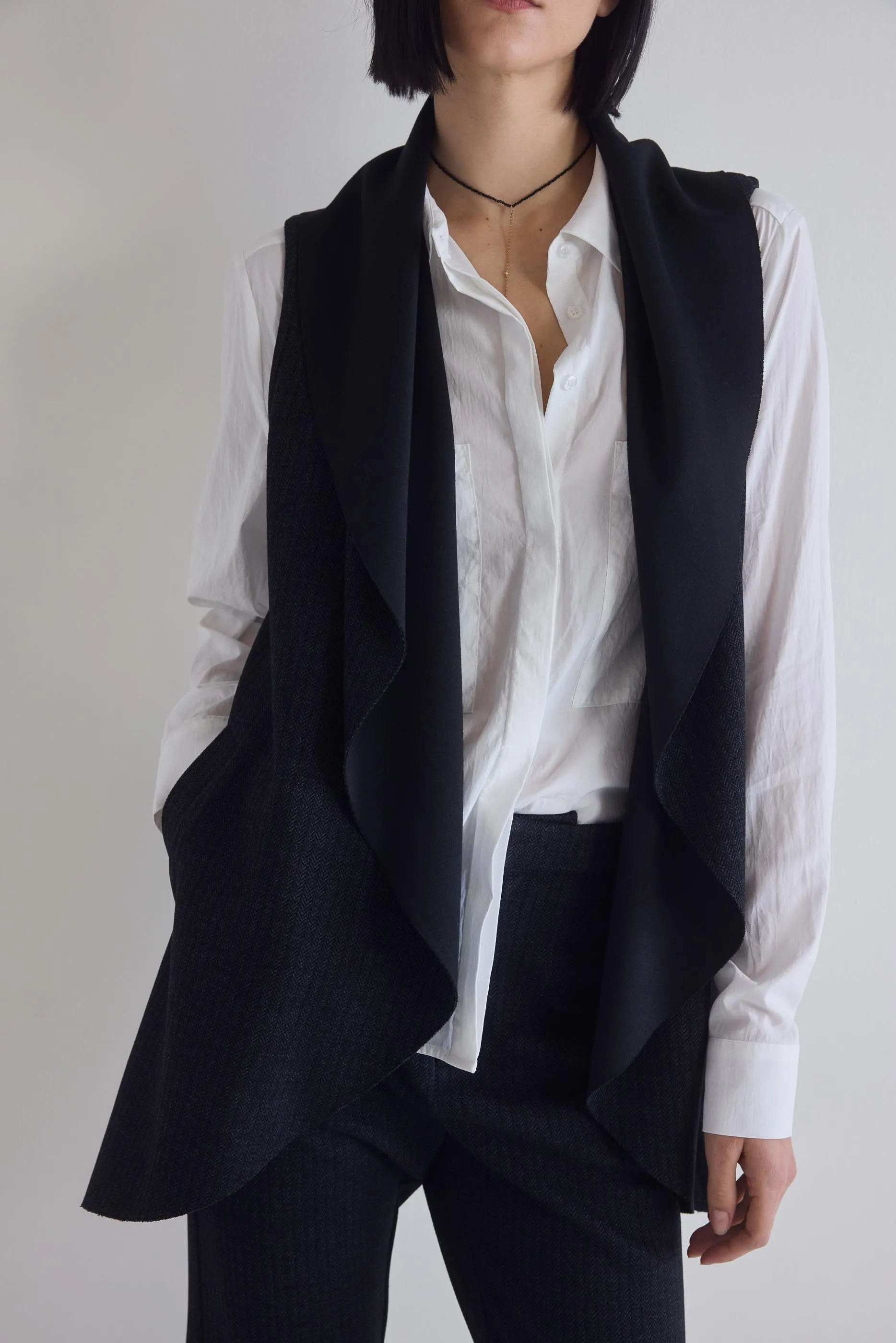 The Ponti Drape Vest