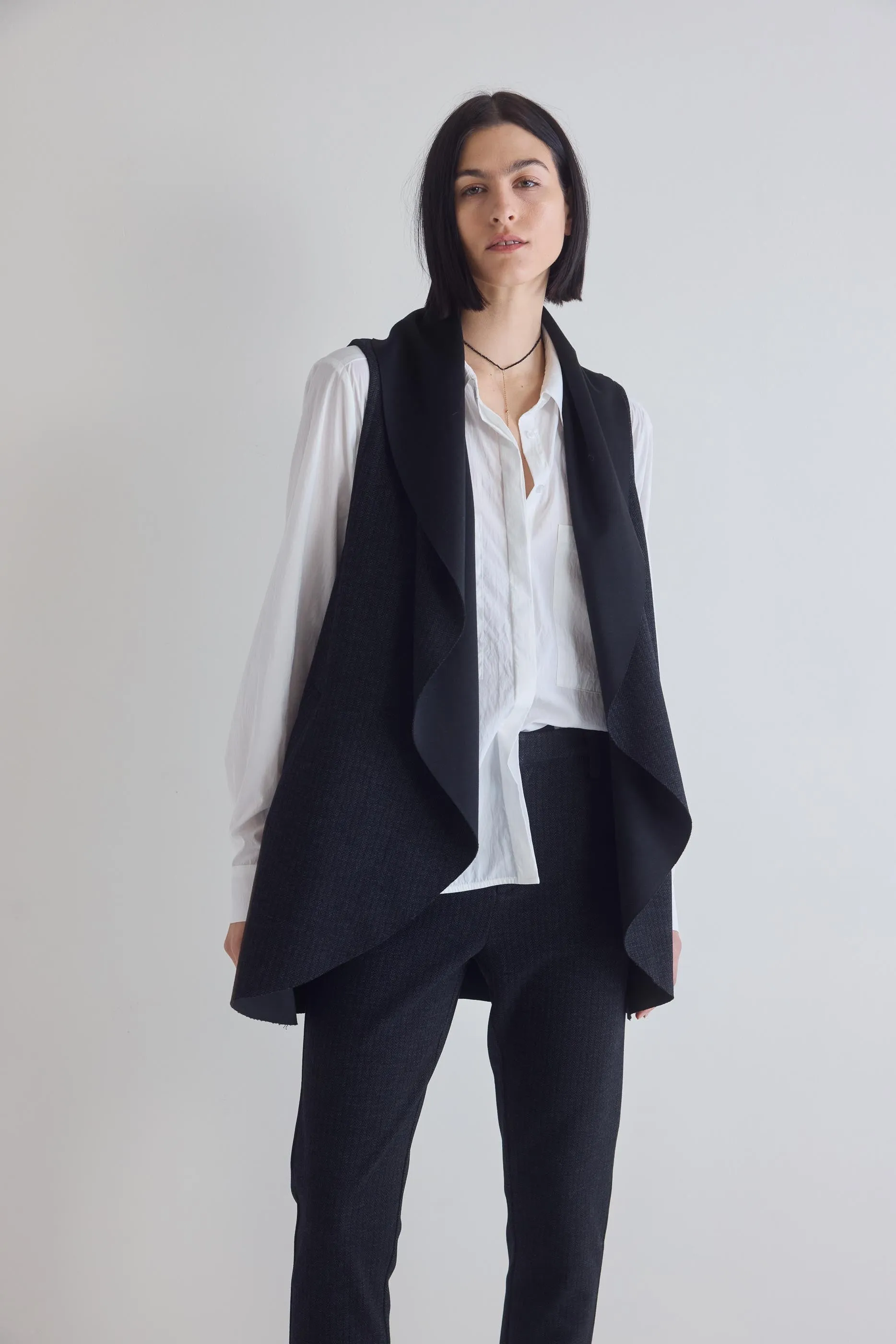 The Ponti Drape Vest