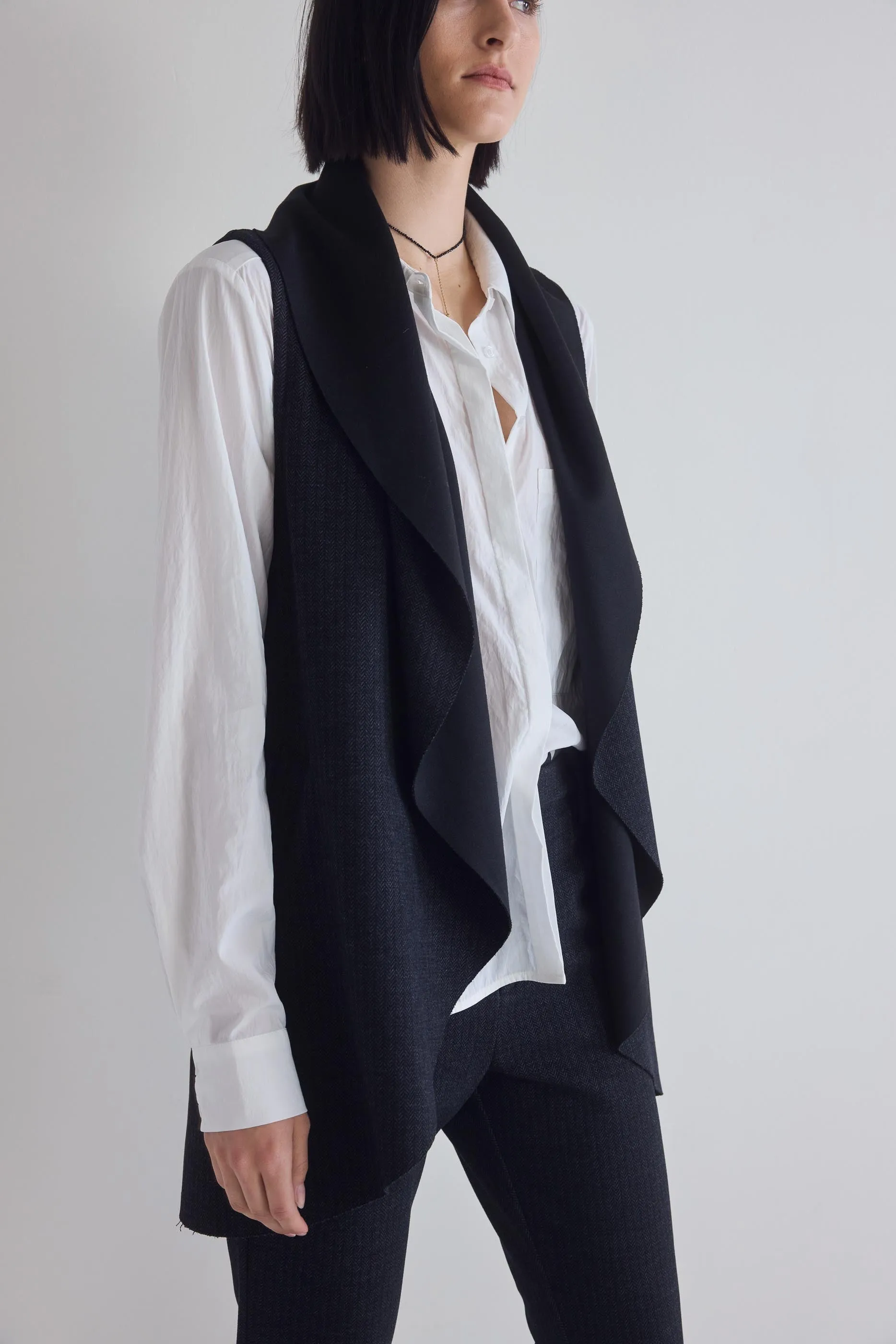 The Ponti Drape Vest